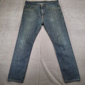 Levi's 508 Jeans Mens Actual Size 36x30 Dark Wash Straight Leg Denim Pants